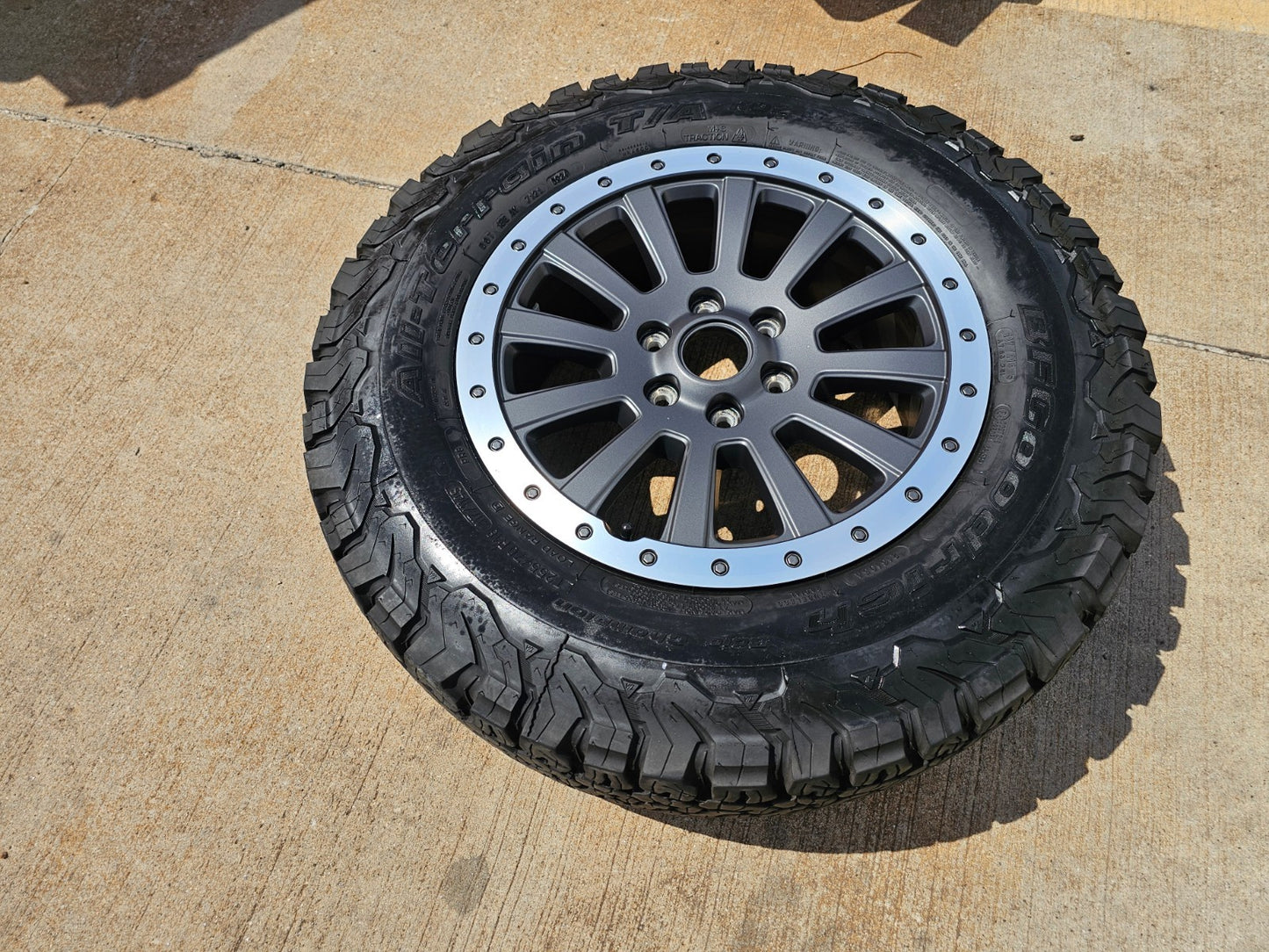 NEW 18" INEOS Grenadier OEM (1) wheel rim tire BFG KO2 A/T FITS 2022-2027