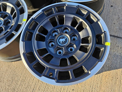 (4) 17" Ford Bronco wheels rims OEM 22025 Ranger 2023 2024 2025 2026 NEW