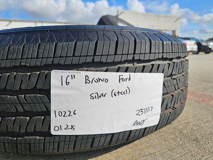 16" Ford Bronco steel wheels rims tires 10226 Ranger 2023 2024 2025 2026 NEW