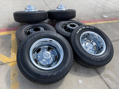 17" Dodge Ram 3500 Dually 8x200 wheels rims 2703 2704 OEM 2024 2025 2026