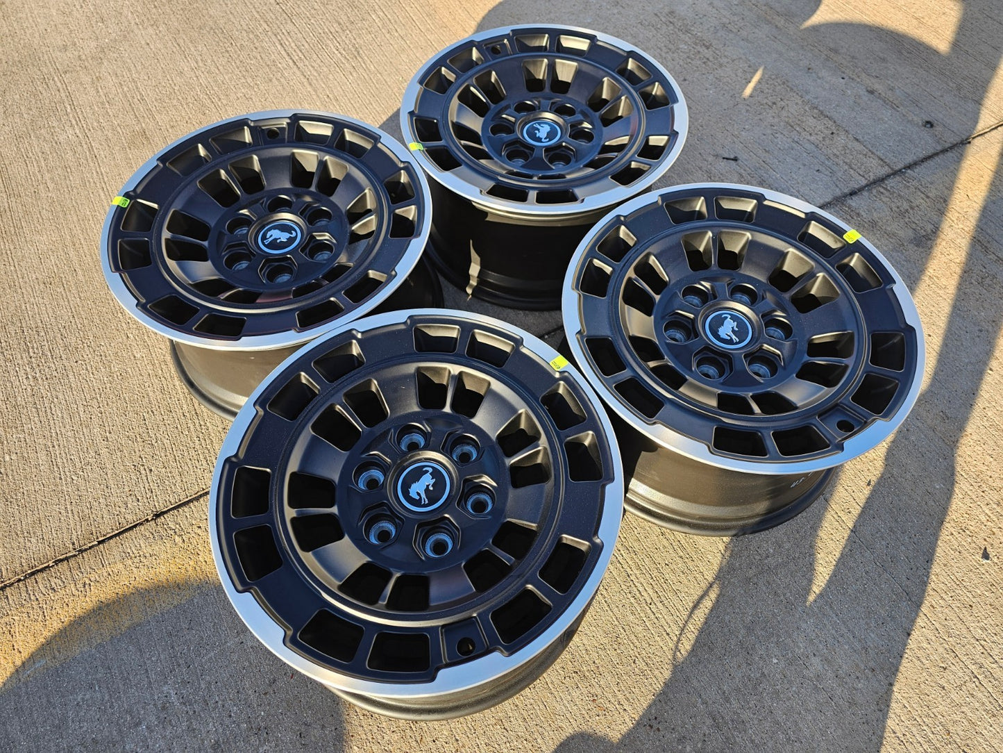 (4) 17" Ford Bronco wheels rims OEM 22025 Ranger 2023 2024 2025 2026 NEW