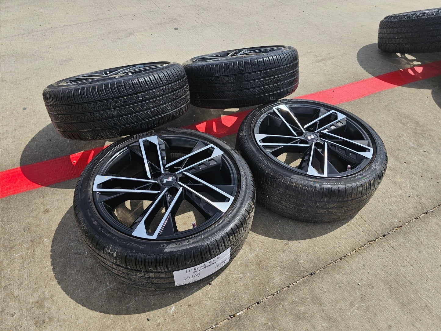 19" Kia Sonata N Line OEM 71114 wheels rims Stinger K4 K5 Carnival Sorento SET