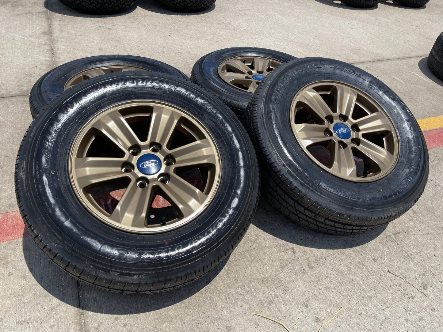 17" Ford F-150 Expedition OEM 3995 rims wheels BRONZE tires NEW