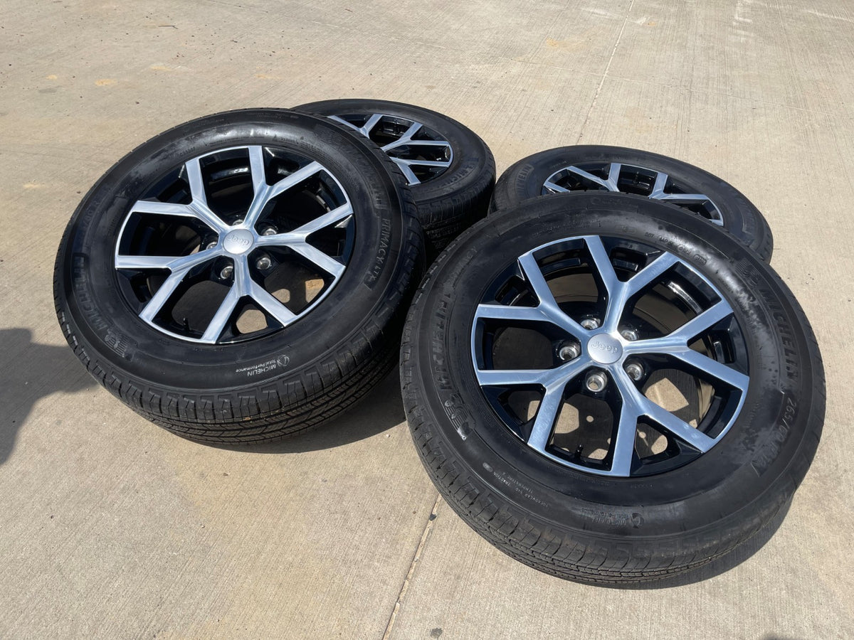 18" Jeep Grand Cherokee L OEM wheels rims 9285 95198 Durango 2025 2026 MICHELIN