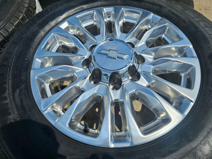 20" Chevy Silverado High Country 2500 3500 OEM 5961 wheels rims tires MICHELIN