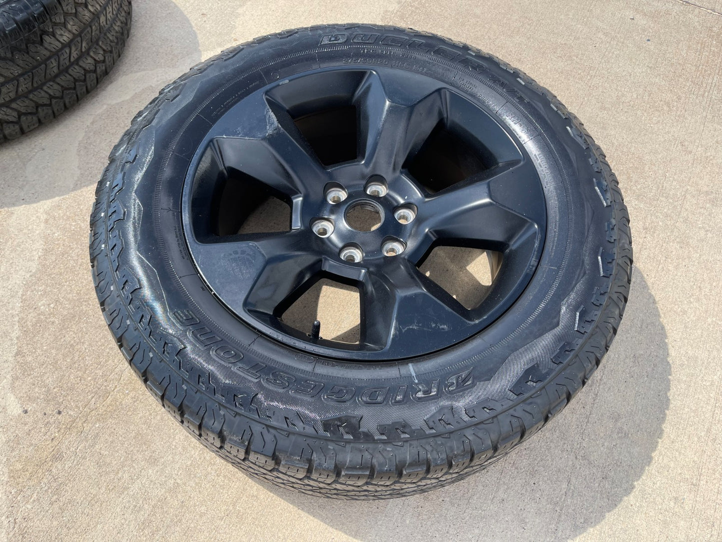 20" Ram 1500 LIMITED Laramie wheel rim black OEM 2675 2722 spare single