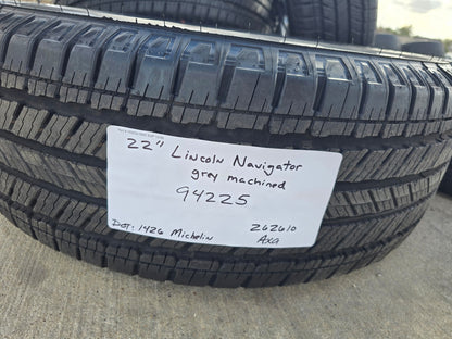 22" Lincoln Navigator OEM 94225 rims wheels BLACK LABEL 2025 2026 2027 SET NEW