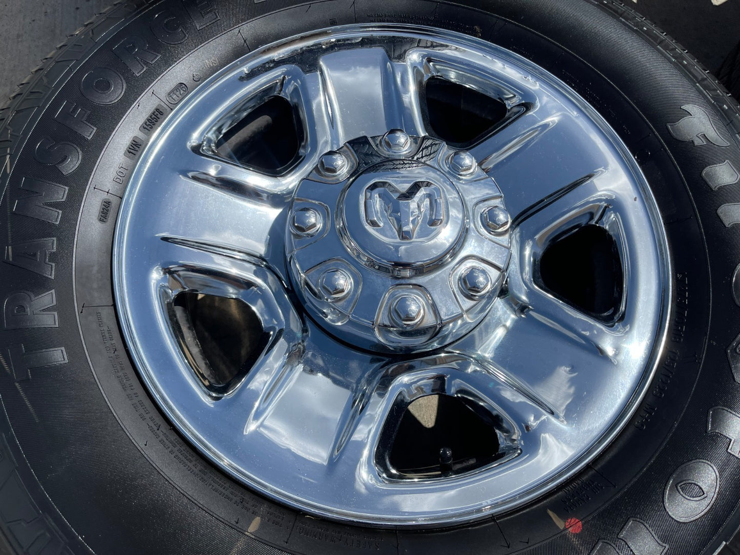 18" Dodge Ram 2500 3500 STEEL chrome OEM 2473 wheels rims SET FIRESTONE NEW