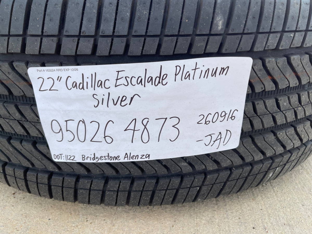 22" Cadillac Escalade Platinum OEM wheel rim 95026 4873 tire spare single