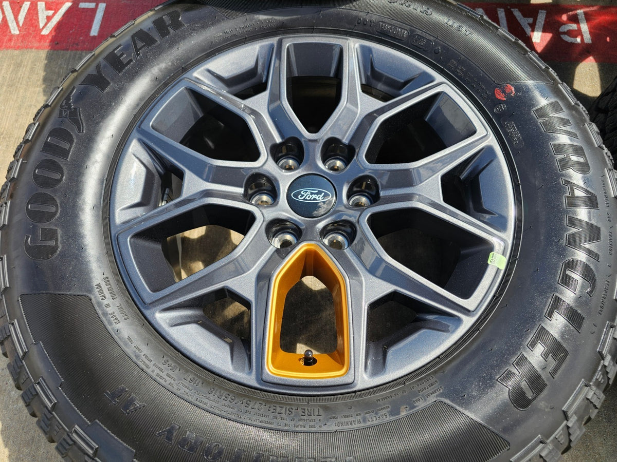 18" Ford Expedition F-150 TREMOR OEM rims wheels 2025 2026 2027 SET GOODYEAR