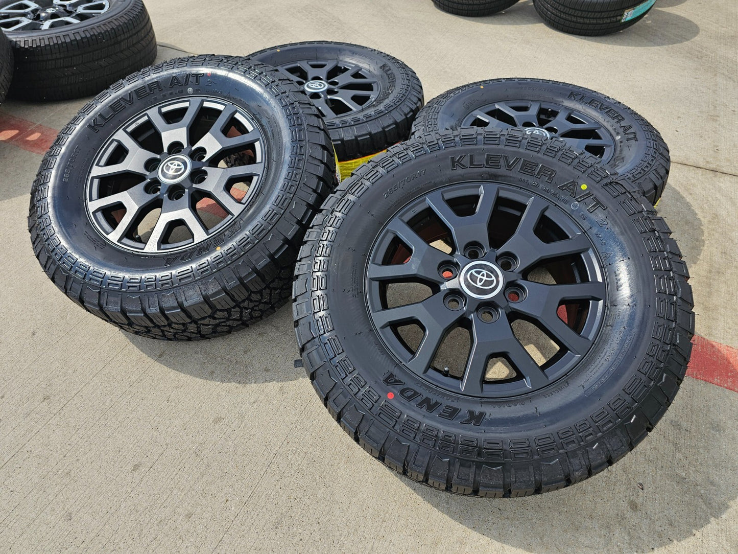17" Toyota Tacoma 4Runner TRD Matte Black OEM 42611 wheels rims 2025 2026 NEW