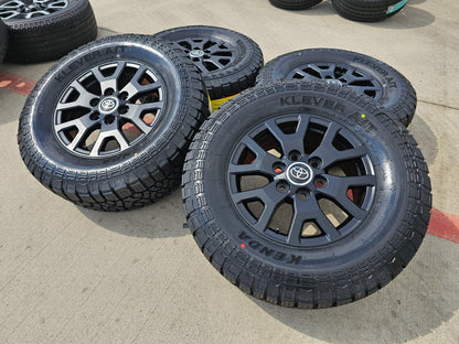 17" Toyota Tacoma 4Runner TRD Matte Black OEM 42611 wheels rims 2025 2026 NEW