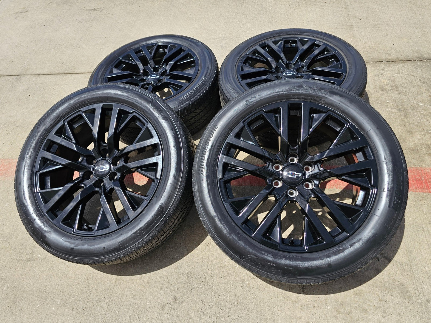 22" GMC Yukon Sierra OEM Chevy Silverado Tahoe 5903 wheels rims BRIDGESTONE