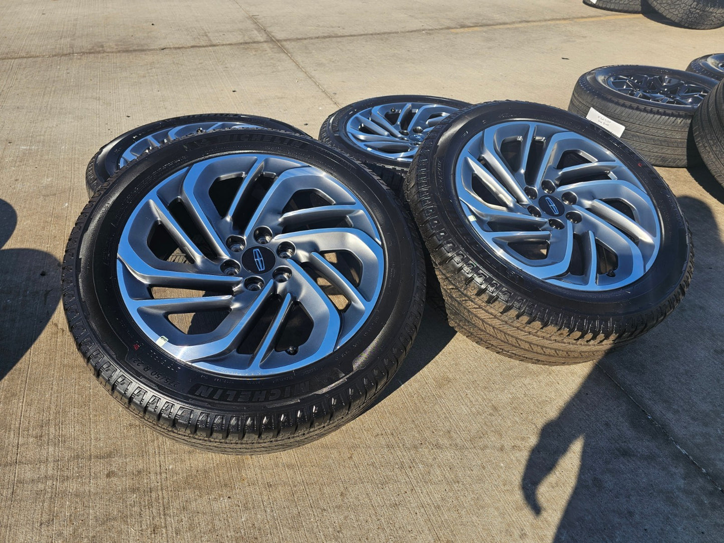 22" Lincoln Navigator OEM 94225 rims wheels BLACK LABEL 2025 2026 MICHELIN NEW