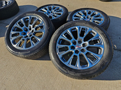 (1) 22" GMC Yukon Sierra DENALI OEM wheel rim tire Tahoe 2023 2024 2025 2026 NEW