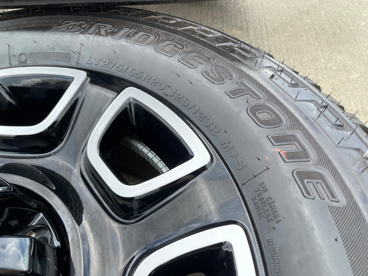 20" Ford F-250 F-350 OEM Lariat Platinum wheels rims 10486 SET BRIDGESTONE NEW