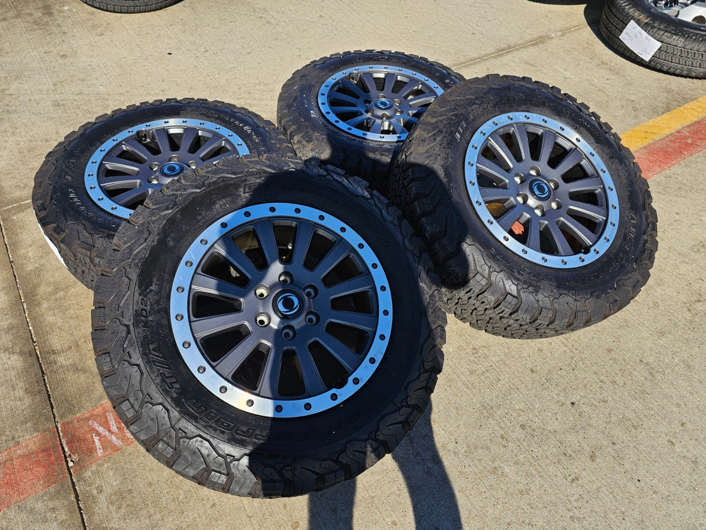 (4) 18" INEOS Grenadier OEM wheels rims Beadlock RIM# 2774-1 FITS 2023-2027