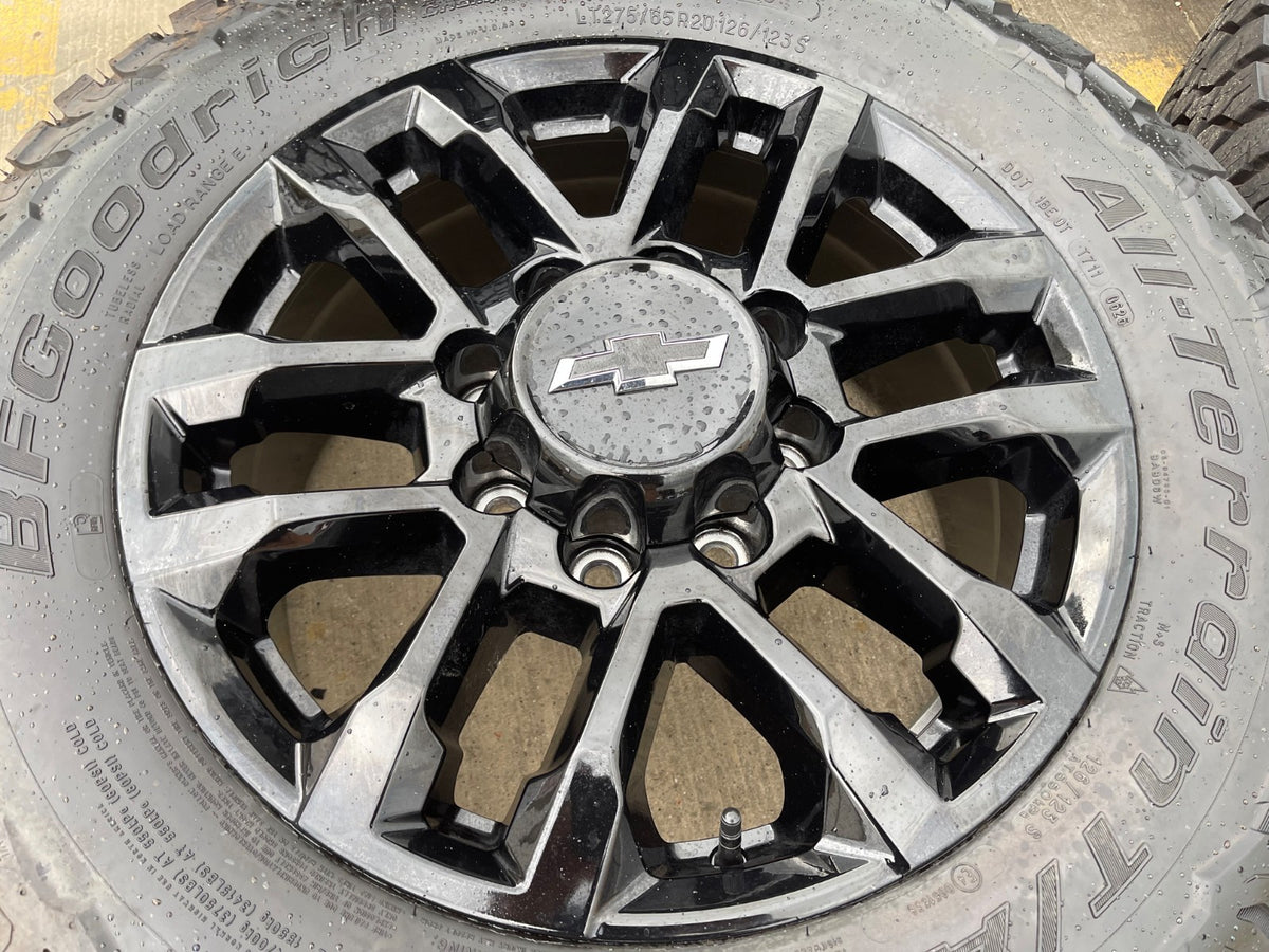 20" Chevy Silverado ZR2 GMC Sierra AT4 2500 OEM 94030 wheels rims BFG KO3 NEW