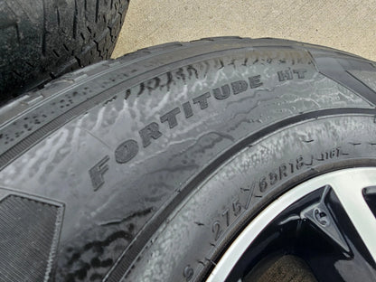 18" Toyota Tundra Sequoia TRD PRO black OEM wheels rims 5x150 tires 75157