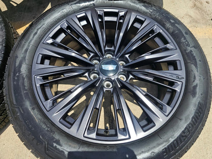 22" Cadillac Escalade V V600 Platinum OEM ORIGINAL wheels rims 2025 2026 NEW