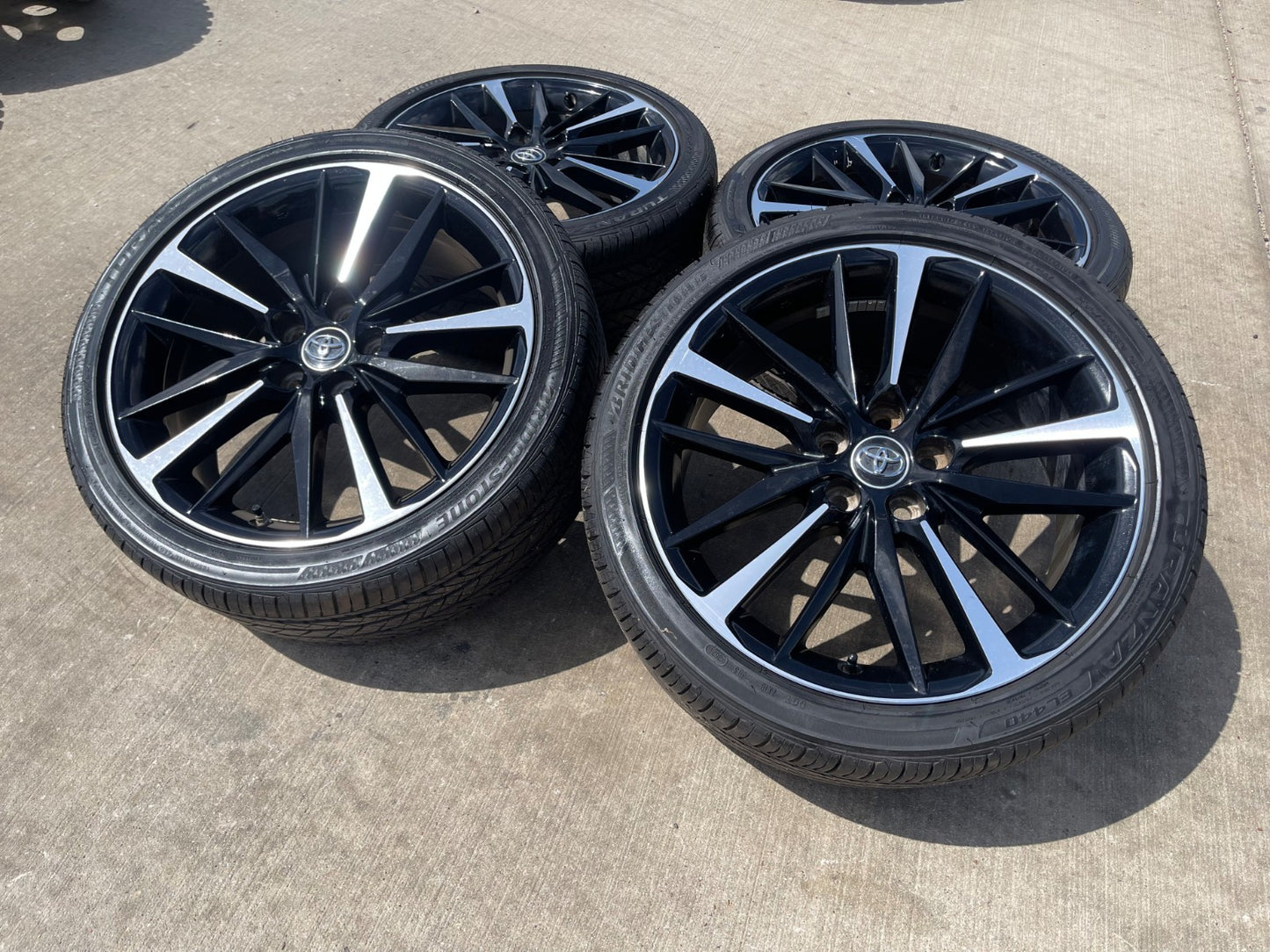 19" Toyota Camry OEM wheels rims 75222 Avalon Lexus SET BRIDGESTONE