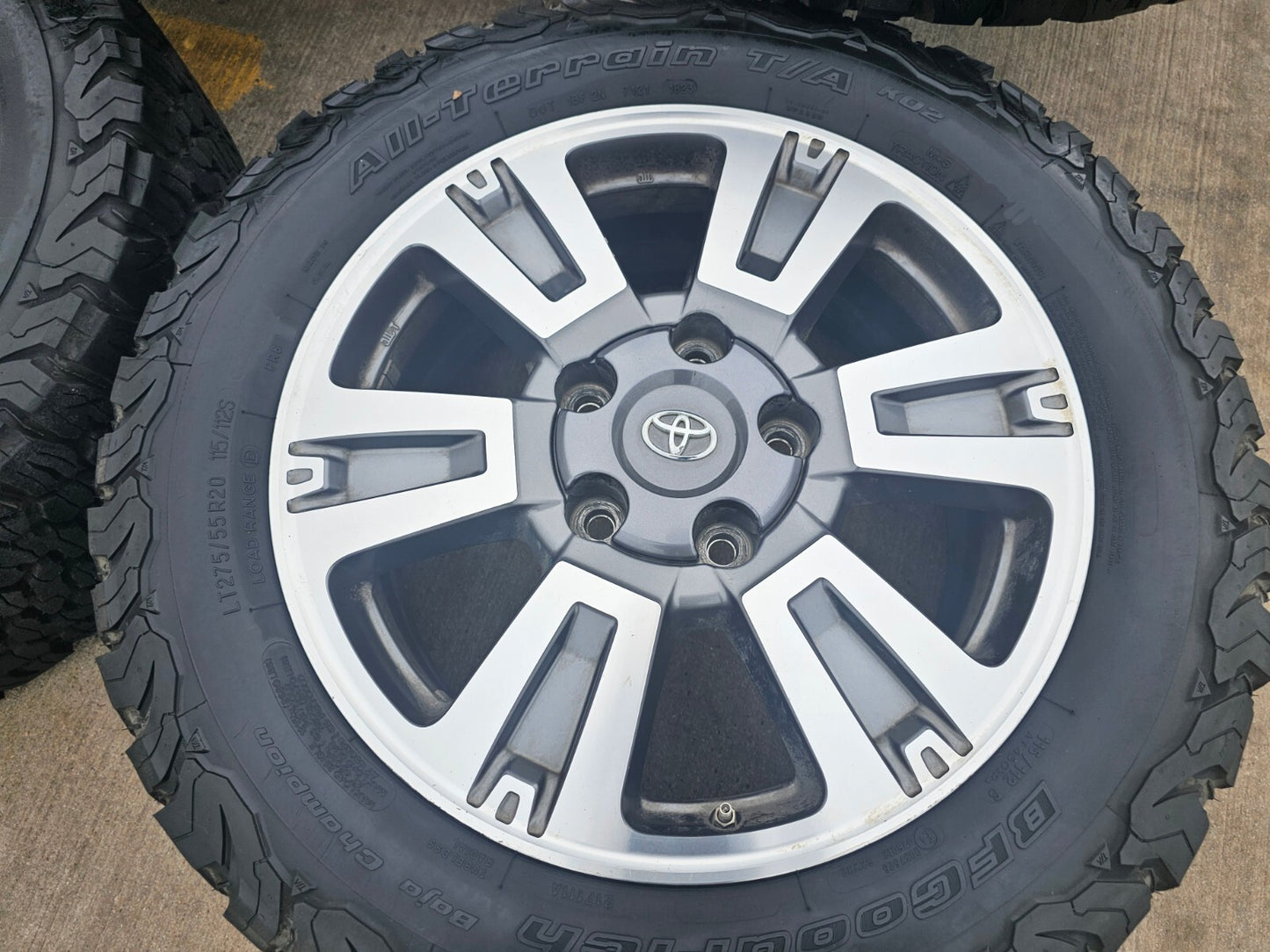20" Toyota Tundra Sequoia 1794 OEM wheels rims 75159 tires 5x150 BFG