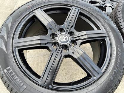 22" Toyota Tundra Sequoia OEM wheels rims 75282 Land Cruiser GX550 PIRELLI NEW