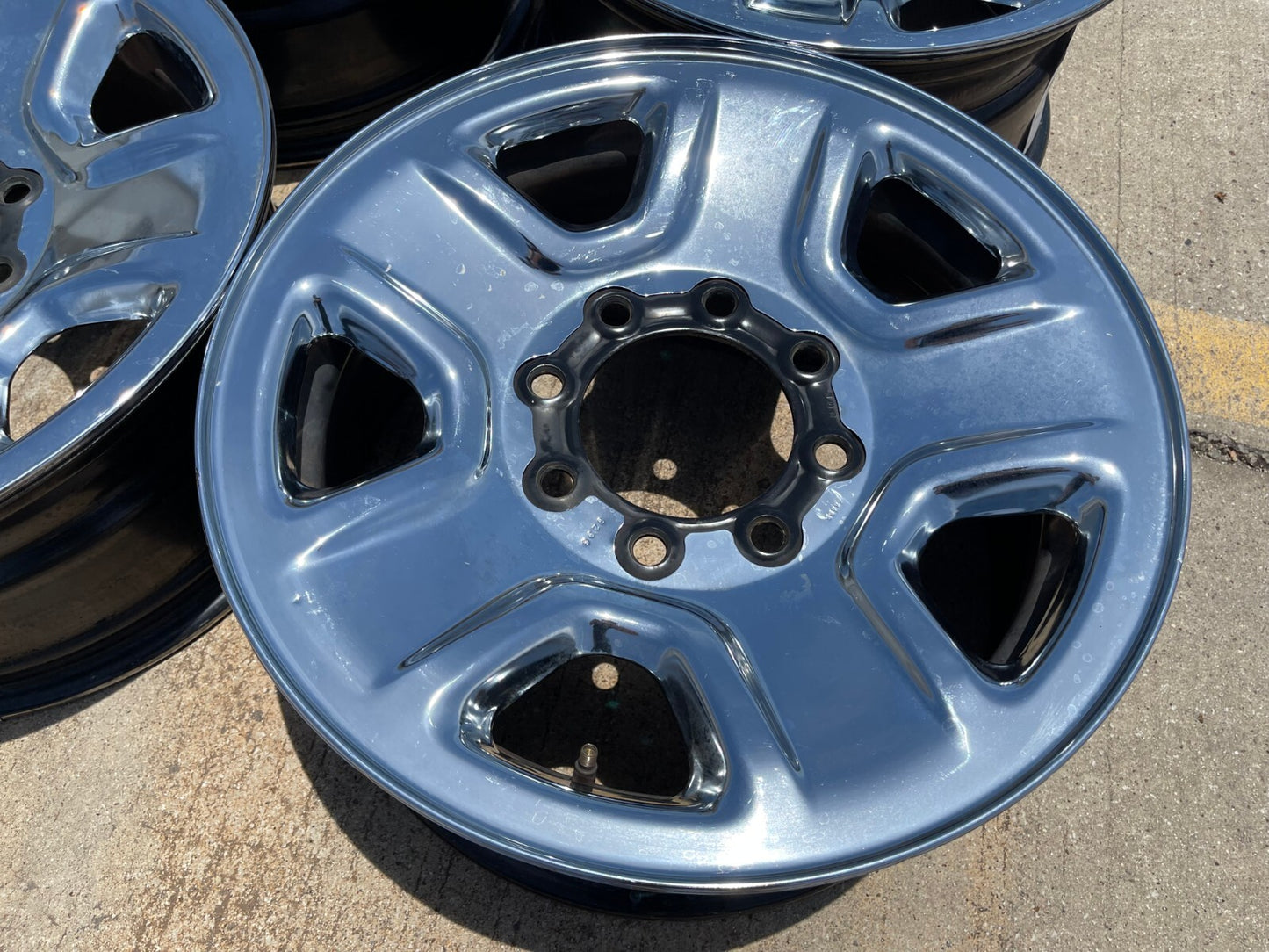 18" Dodge Ram 2500 3500 STEEL chrome OEM 2473 wheels rims 2023 2024 2025 2026
