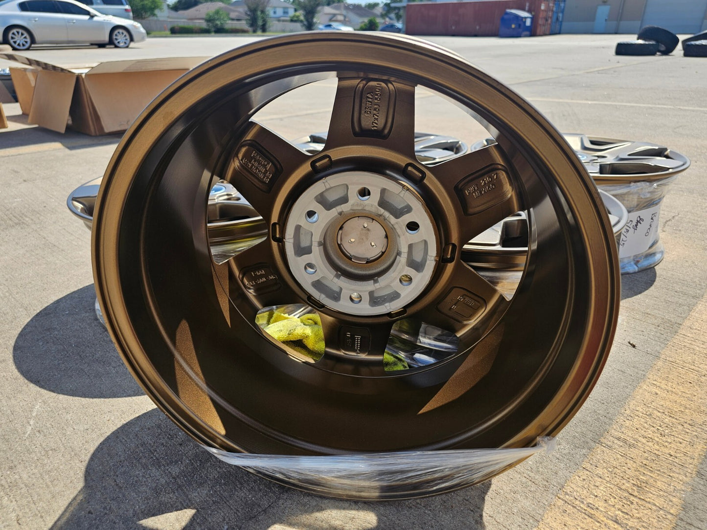 (4) 17" Ford Bronco wheels rims 95292 10383 SASQUATCH Ranger 2024 2025 2026 NEW