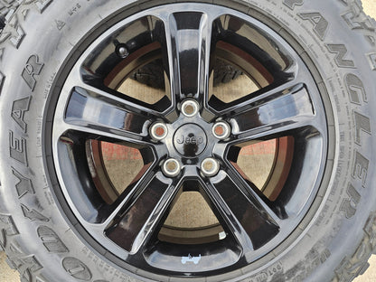 18" Jeep Wrangler Sahara OEM 9221 9255 wheels rims 2020 2021 2022 2023 2024 2025