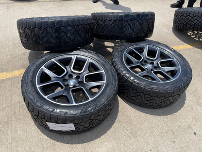 22" Dodge Ram 1500 OEM LIMITED Laramie wheels rims 2725 2684 NITTO 33"
