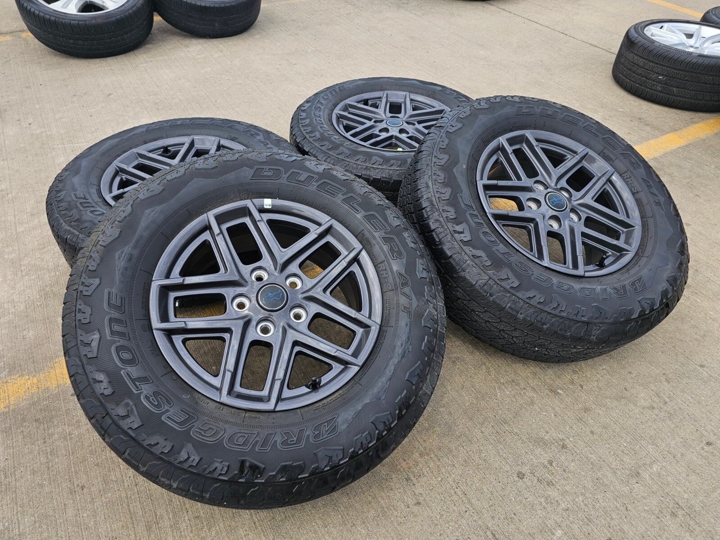 17" Jeep Wrangler Rubicon Sport S OEM wheels rims 51649 Gladiator DUELER A/T