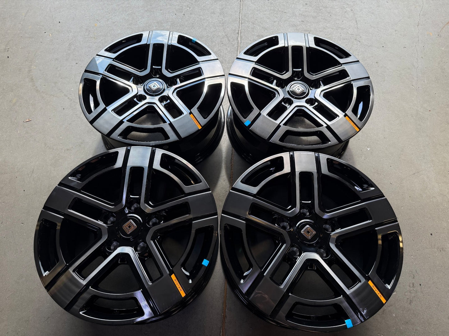 20" Rivian R1T R1S OEM wheels rims All Terrain DARK 2023 2024 2025 2026 2027 NEW