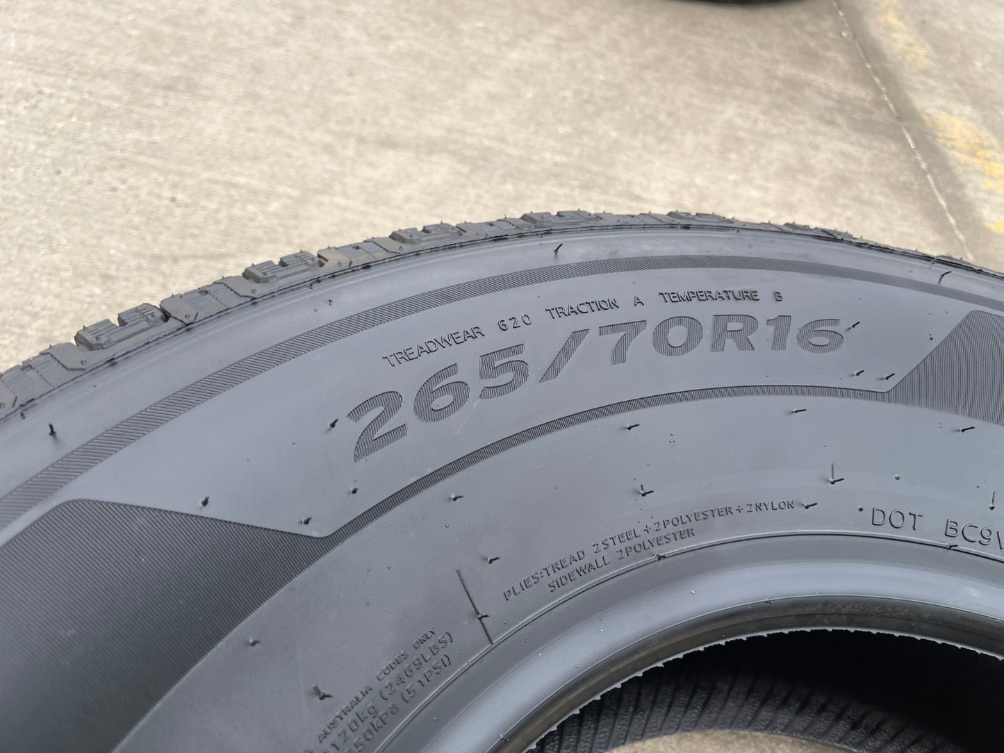 (1) 265/70/16 Laufenn X Fit H/T tire 265/70R16 112T NEW