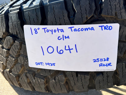 18" Toyota Tacoma 4Runner TRD OEM 10641 wheels rims 2025 2026 NEW DURATRAC A/T