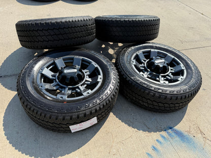 20" Ford F-250 F-350 OEM gray Lariat 10485 10296 wheels rims tires BRIDGESTONE