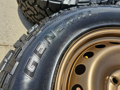 (5) 17" INEOS Grenadier OEM BRONZE wheels rims tires 2023 2024 2025 2026 NEW