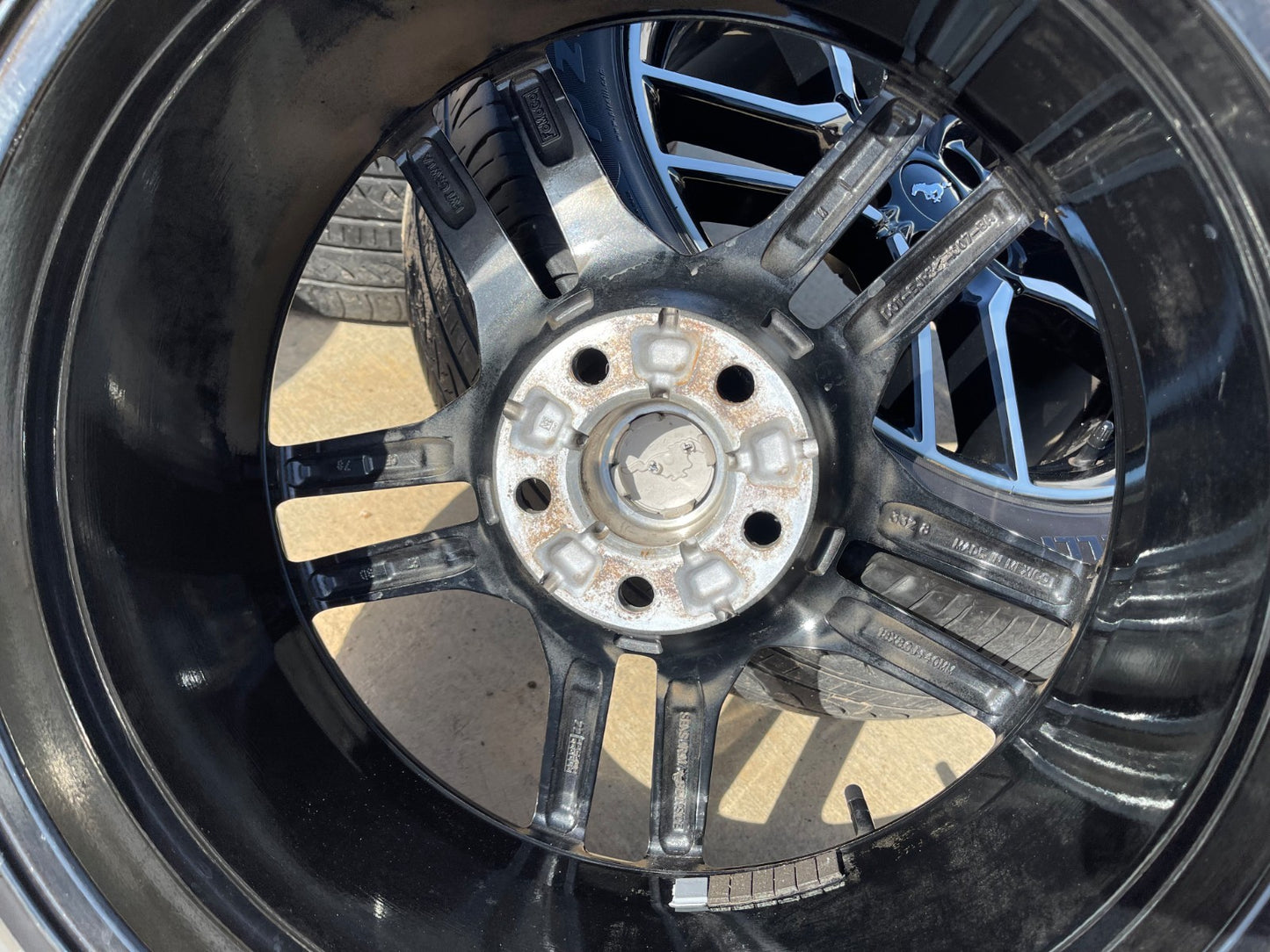18" Ford Mustang GT OEM 10157 BLACK wheels rims SET 2021 2022 2023 2025 2026