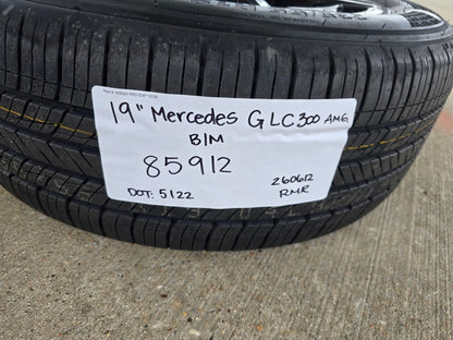 19" Mercedes GLC300 AMG C E S Class OEM 85911 85912 wheels rims tires NEW