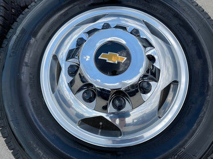 17" Chevy Silverado GMC Sierra 3500 Dually rims wheels OEM 5519 5520 NEW