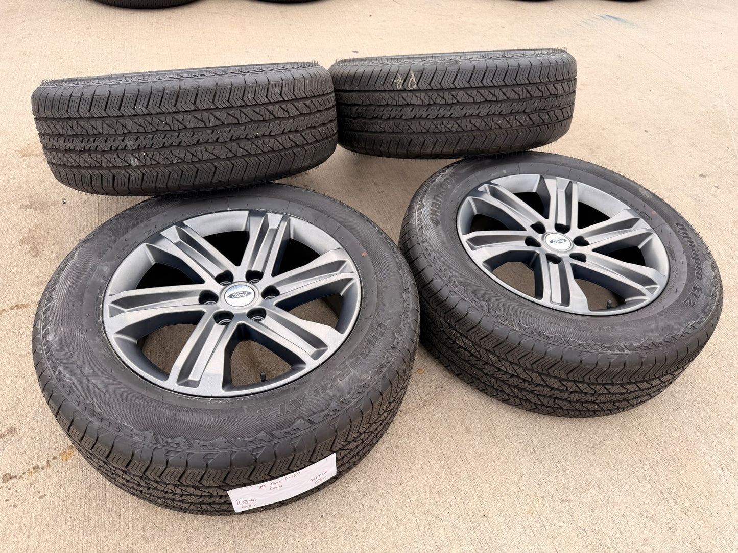 20" Ford F-150 FX-4 PLATINUM OEM rims wheels 10344 Expedition HANKOOK A/T2 NEW