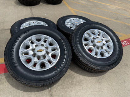 18" Chevy Silverado 2500 3500 OEM 5959 wheels rims tires SET FIRESTONE NEW