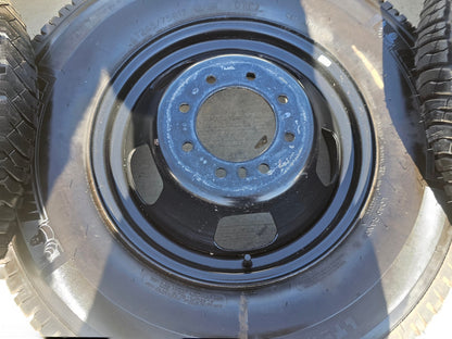 17" Dodge Ram 3500 DUALLY OEM wheel rim 2414 2415 ALCOA 8x165 SET MICHELIN