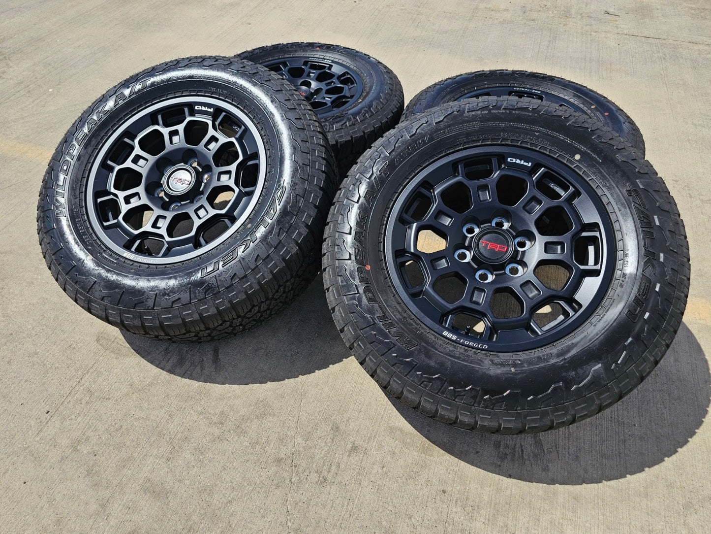 18" Toyota Tundra TRD BBS FORGED OEM black 95458 wheels rims Sequoia 2025 2026