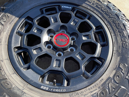 18" Toyota Tundra TRD BBS FORGED OEM 69195 95458 wheels rims Sequoia TOYO R/T