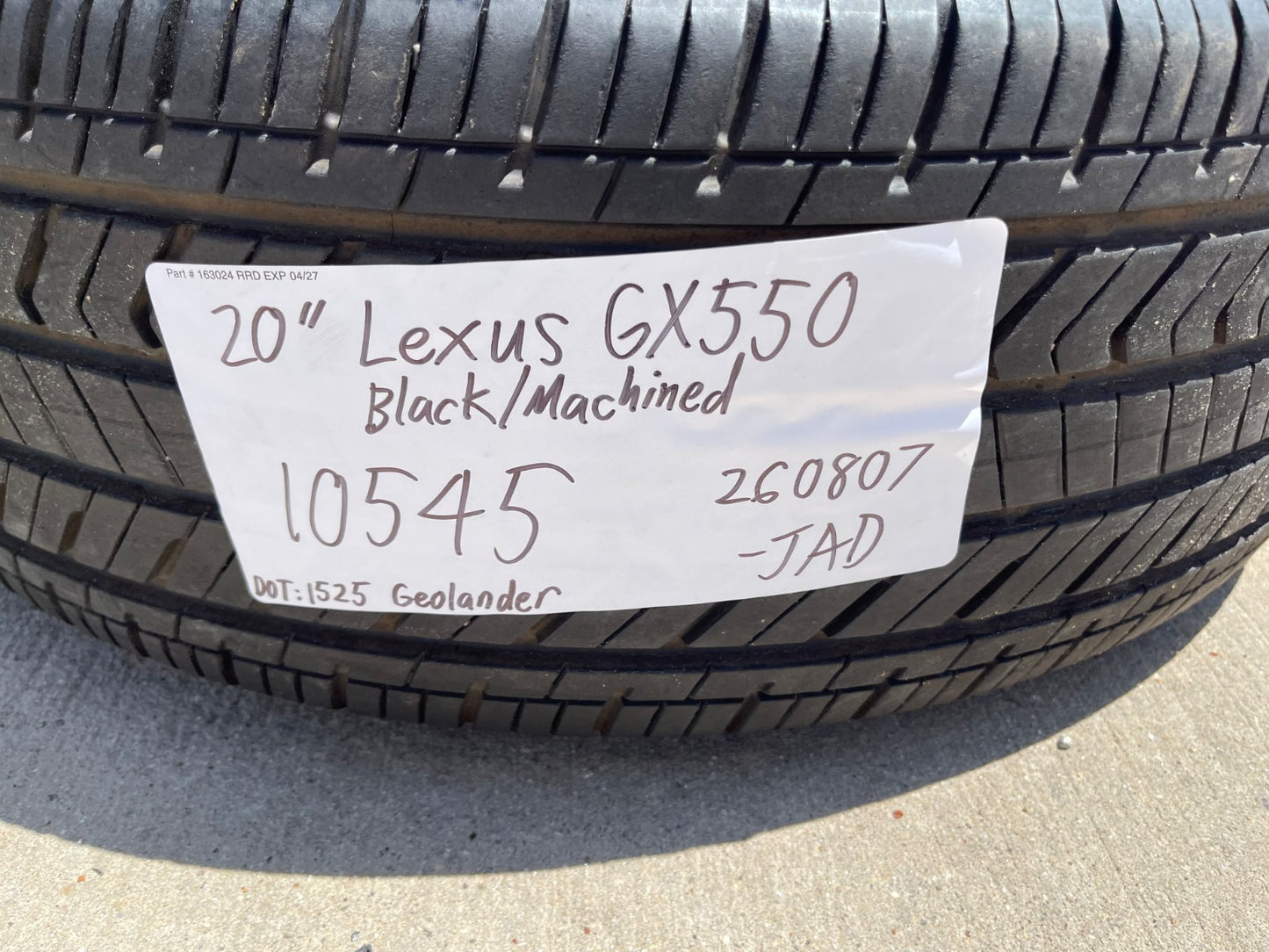 20" Toyota Land Cruiser Tundra OEM wheels rims 10545 Lexus GX550 LX600 SET