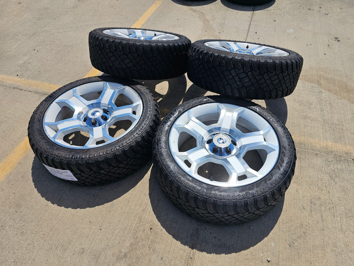 22" Ford F-150 LIMITED OEM 3750 white rims wheels Expedition SET