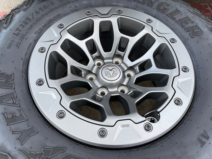 18" Dodge Ram 1500 RHO TRX Beadlock OEM wheel rim 2735 tires 2023 2024 2025 2026