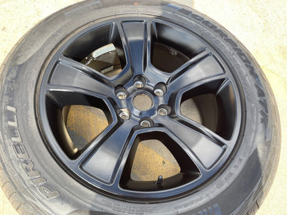 20" Dodge Ram 1500 OEM LIMITED Black 2676 2723 wheel rim PIRELLI A/TR single
