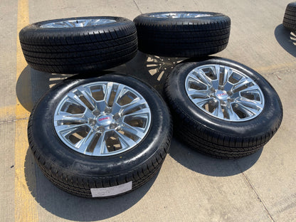 20" GMC Sierra Yukon Denali OEM 5917 wheels rims SET Chevy tires NEW